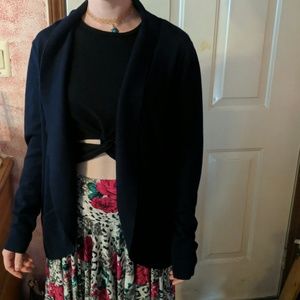 Navy blue cardigan